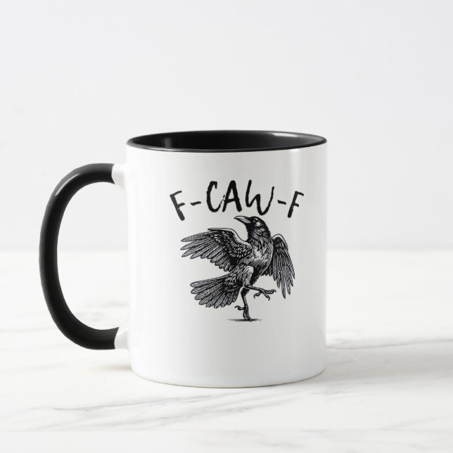 Mug F Caw F Classique Essentiel Esthétique (Gauche)