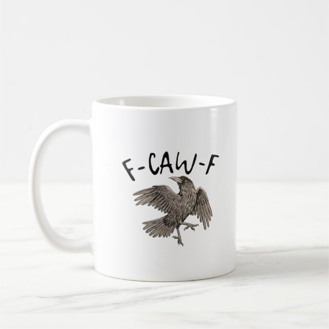 Mug F-Caw-F Classique Esthétique Décontracté (Gauche)