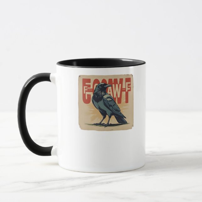 Mug F-Caw-F Classique Unique Classique (Gauche)