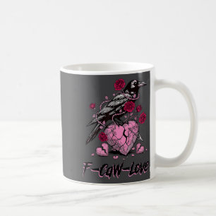 Mug F Caw F Corbeau Anti Saint-Valentin Sombre Gothiqu