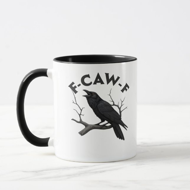 Mug F Caw F Créatif Essentiel Esthétique (Gauche)