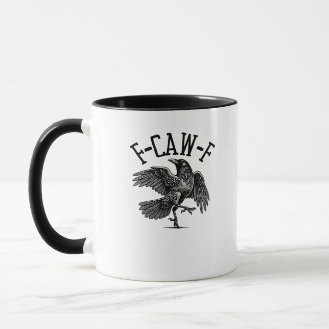 Mug F Caw F Crow Créatif Décontracté (Gauche)
