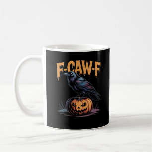 Mug F-Caw-F Halloween Raven Jack-O-Lantern Saison Fant