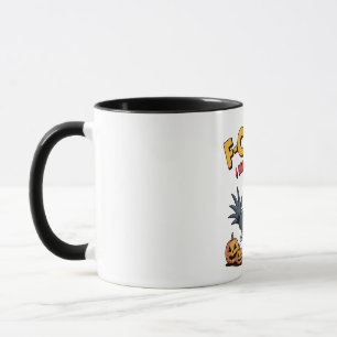Mug F-Caw-F Je Veux Dire Boo Drôle Crâne Éffrayant Hal