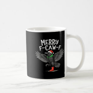 Mug F-caw-f Joyeux Noël Corbeau Drôle Corneille 