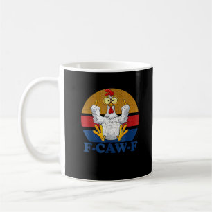 Mug F-Caw-F Poulet Drôle qui Fait un Doigt d'Honneur V