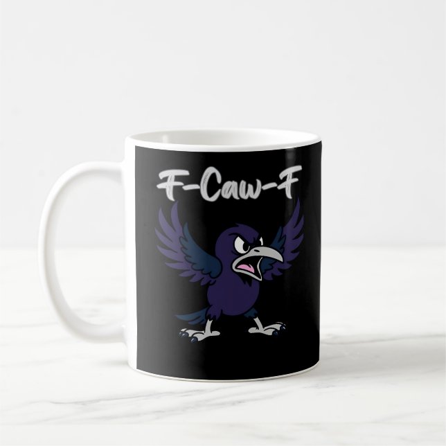 Mug F-Caw-F Retro Graphic (Gauche)