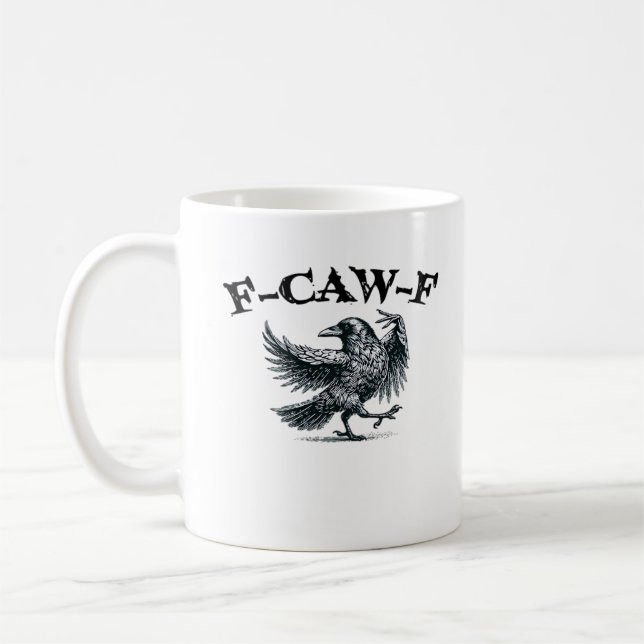 Mug F-Caw-F Style Rétro (Gauche)