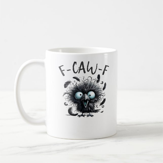 Mug F Caw F Style Rétro Classique (Gauche)