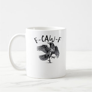 Mug F Caw F Style Rétro Classique Corbeau