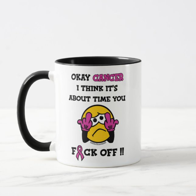Mug F#CK OFF...Cancer du sein (Gauche)