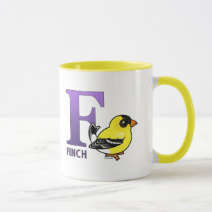 Mug F est pour Finch