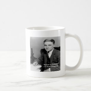 Mug F Scott Fitzgerald Cadeaux "Action is Character"