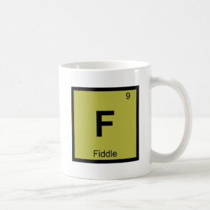 Mug F - Table périodique de la chimie de la musique de