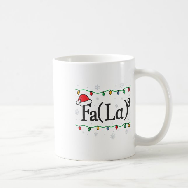 Mug Fa (la) 8 Drôle de prof de maths Noël Ugly Sweate (Droite)