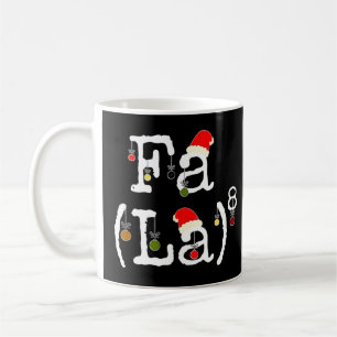Mug Fa La 8 - Funky Math de Noël Nerd, Funny Math Te
