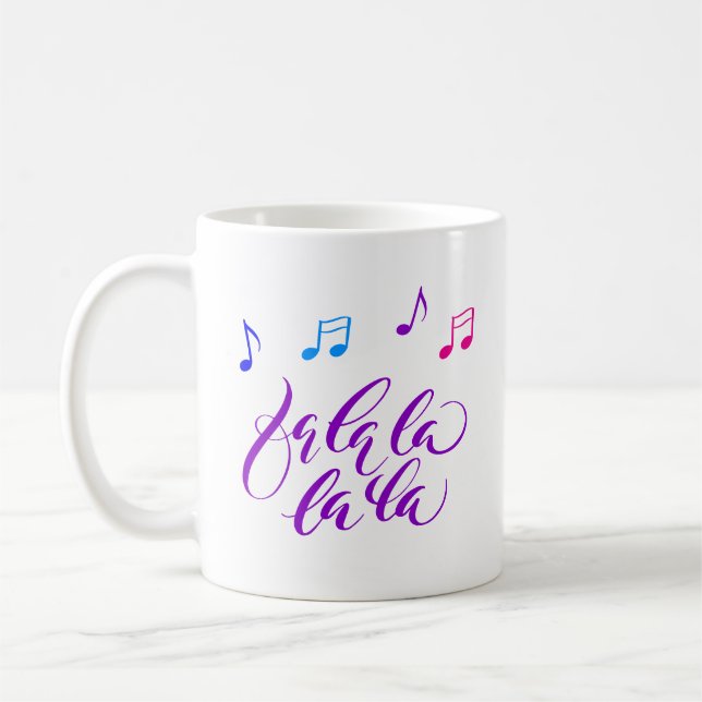 Mug Fa la la Music Lover Vacances (Gauche)