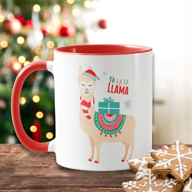 Mug Fa La Llama | Noël (Créateur téléchargé)