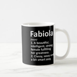 Mug Fabiola Définition Nom personnalisé Funny Christm