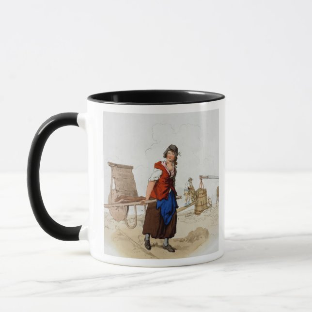 Mug Fabricant de brique, de "costume de la (Gauche)