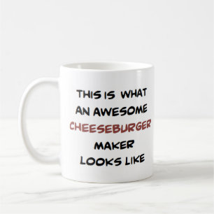 Mug fabricant de cheeseburger, génial