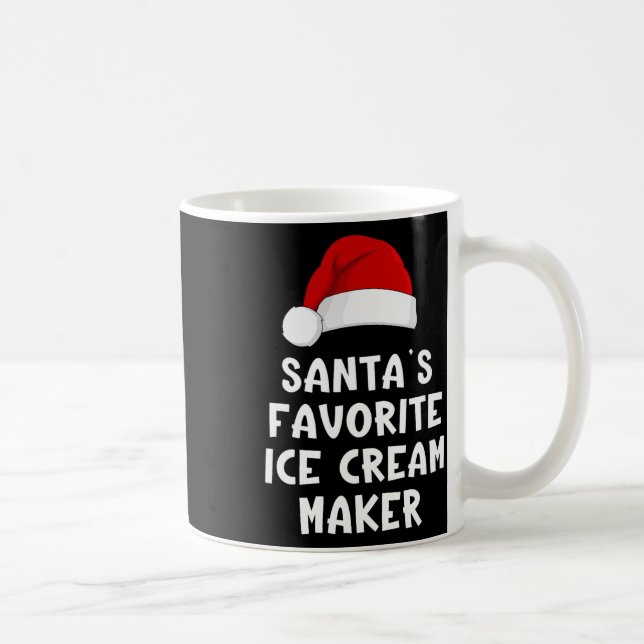 Mug Fabricant de glace préféré du Père Noël de Noël Dr (Droite)