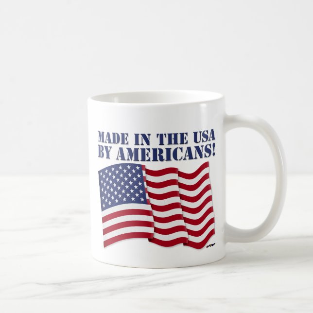 MUG FABRIQUÉ AUX ETATS-UNIS PAR DES AMÉRICAINS ! (Droite)