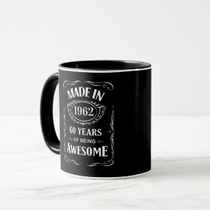 Mug Fabriqué en 1962 60 ans d'être génial anniversaire