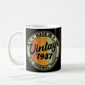 Mug Fabriqué en 1985 37e anniversaire Cadeaux de 37 an