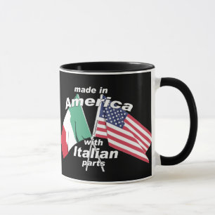 Mug Fabriqué en Amérique avec les pièces italiennes