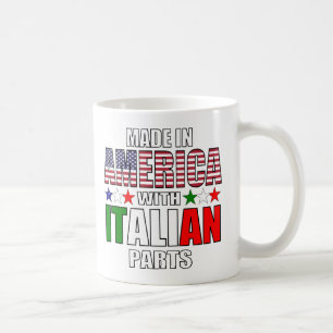 Mug Fabriqué en Amérique avec pièces italiennes