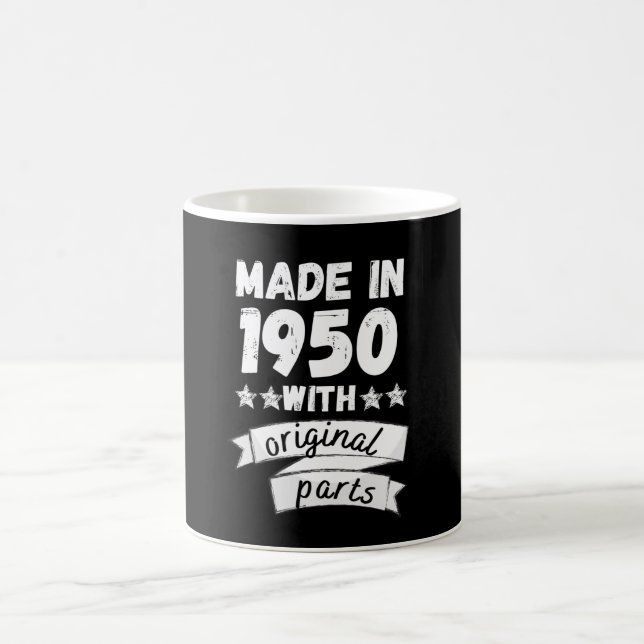 Mug fabriqués en 1950 avec des pièces d'origine, (Centre)