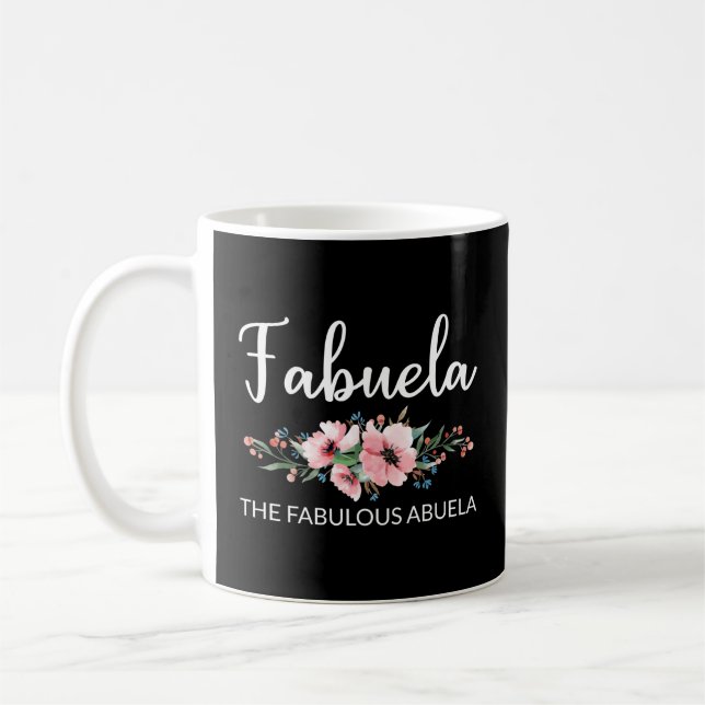Mug Fabuela Définition I - Fabela Flowery Abuela (Gauche)