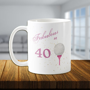 Mug Fabuleux à 40 Golf Personnalisé
