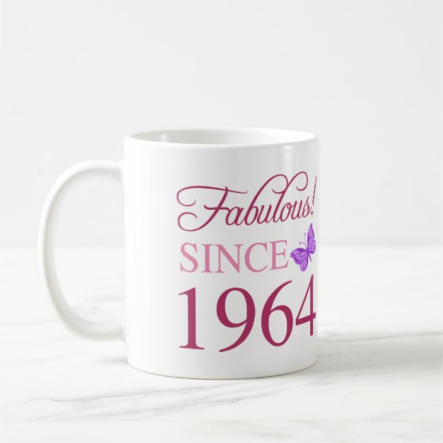 Mug Fabuleux depuis 1964 60e anniversaire (Gauche)