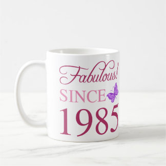 Mug Fabuleux depuis 1985 40e anniversaire