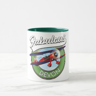 Mug Fabuleux patch de voyage Devon.