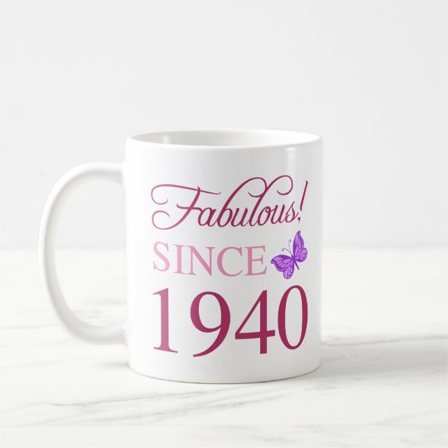 Mug Fabulous Since 1940 (Gauche)