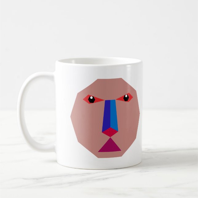 Mug Face Abstraite (Gauche)