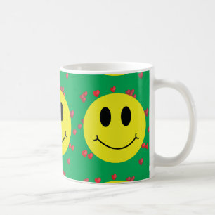 Mug Face aux Coeurs rouges