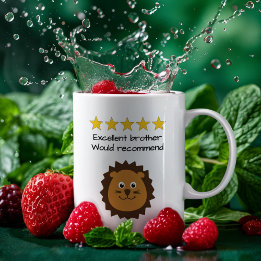 Mug Face de lion de texte personnalisé Brother