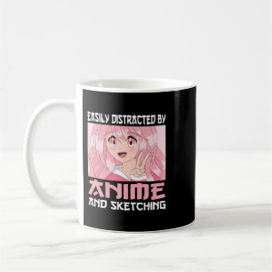 Mug Facile à distraire par Anime et Sketching Japanese