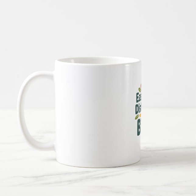 Mug Facile à distraire par les oiseaux - Design de chi (Gauche)