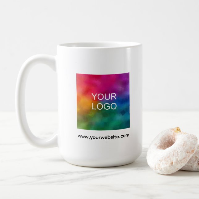 Mug Facile à Faire Téléchargez le logo de votre entrep (Avec donut)
