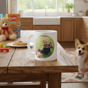 Mug Facile De Faire Votre Propre Photo Florale Élégant