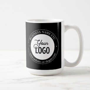 Mug Facile de remplacement de logo et de texte personn