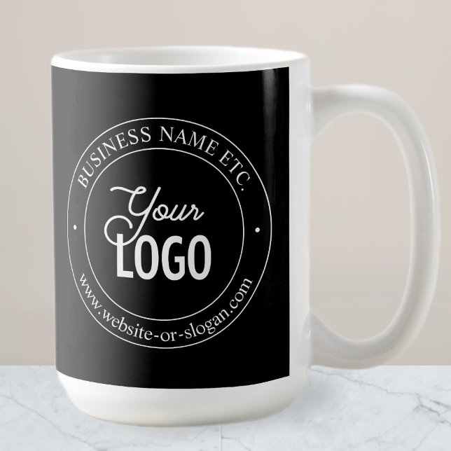 Mug Facile de remplacement de logo et de texte personn (Créateur téléchargé)