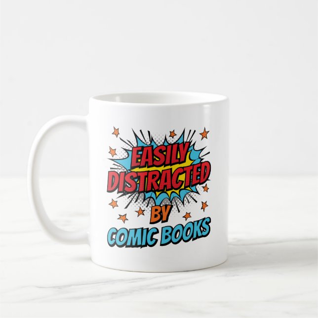 Mug Facilement distrait par Comic Books Comics Lover (Gauche)