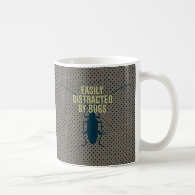 Mug Facilement distrait par des insectes (Droite)