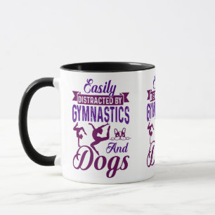 Mug Facilement distrait par la gymnastique et les chie